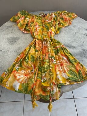 RACHEL Rachel Roy Flutter Sleeve Dress